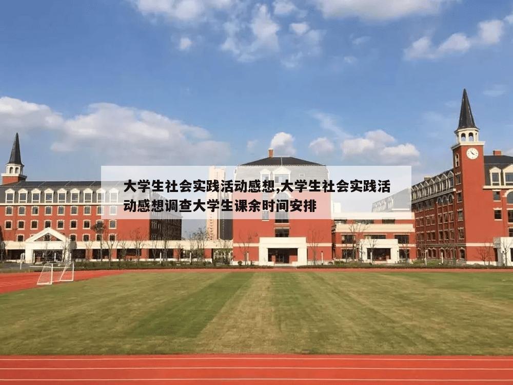 大学生社会实践活动感想,大学生社会实践活动感想调查大学生课余时间安排