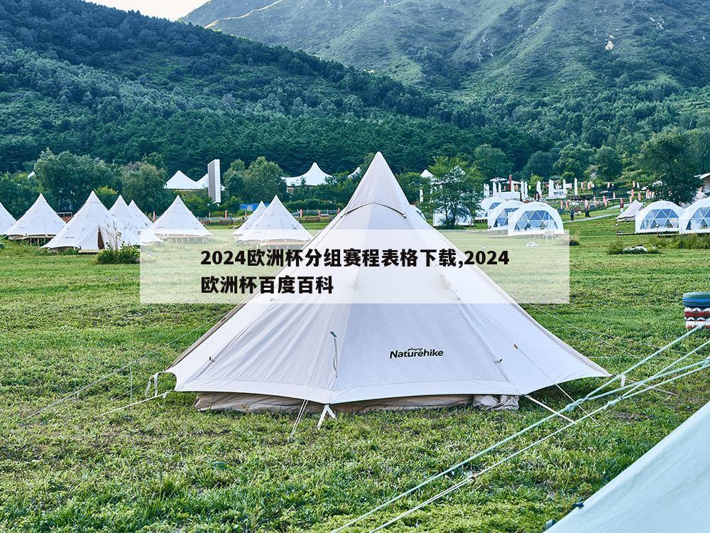 2024欧洲杯分组赛程表格下载,2024欧洲杯百度百科